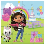 Магнитен пъзел 60 ел. Къщата за кукли на Габи Gabby's Dollhouse 18x18x2 см с 3 пъзела по 20 ел.